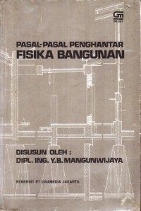 Image of Pasal-pasal Penghantar Fisika Bangunan
