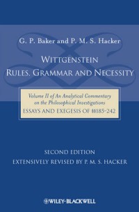 Image of Wittgenstein Rules, Grammar And Necessity
