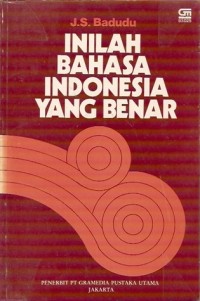 Image of Inilah Bahasa Indonesia Yang Benar