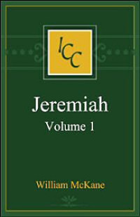 Image of A Critical and Exegetical Commentary on Jeremiah Volume 1