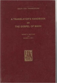 Image of Translator's Handbook on the Gospel of Mark