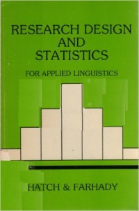 Image of Research Design and Statistics: For Applied Linguistics