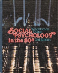 Image of Social Psychology in the 80s