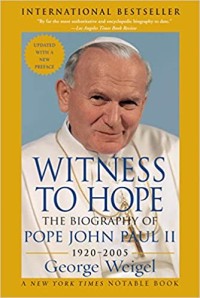Image of Witness To Hope: The Biography Of Pope John Paul II 1920-2005