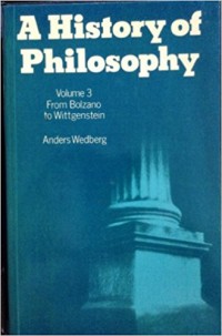 Image of A History of Philosophy Volume 3 From Bolzano to Wittgenstein