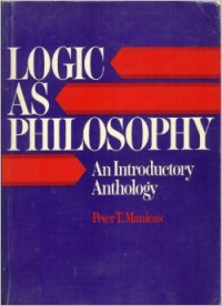 Image of Logic As Philosophy: An Introductory Anthology
