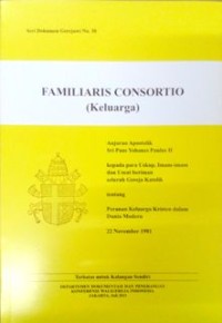 Image of Familiaris Consortio (Keluarga)