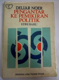Image of Pengantar ke Pemikiran Politik