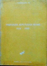 Image of Himpunan Keputusan MAWI 1924-1980