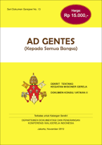 Image of Ad Gentes = Kepada Semua Bangsa