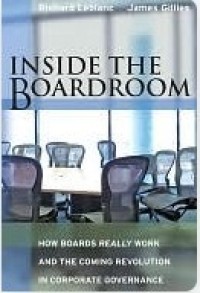 Image of Inside the Boardroom : How Boards Really Work and the Coming Revolution in Corporate Governance
