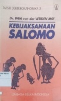 Image of Kebijaksanaan Salomo