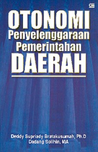 Image of Otonomi Penyelenggaraan Pemerintahan Daerah