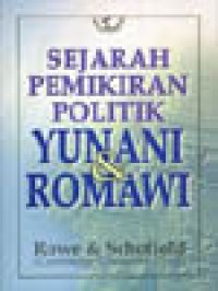 Image of Sejarah Pemikiran Politik Yunani dan Romawi
