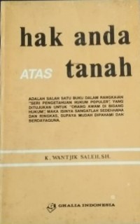 Image of Hak Anda Atas Tanah