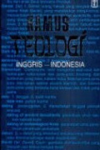 Image of Kamus Teologi Inggris-Indonesia