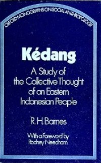 Image of Kedang : A Study of the Collective Thought of an Eastern Indonesian People