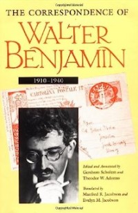 Image of The Correspondence of Walter Benjamin 1910-1940