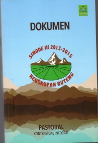 Image of Dokumen Sinode III 2013-2015 Keuskupan Ruteng: Pastoral Kontekstual Integral