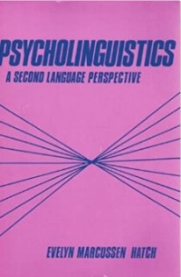 Image of Psycholinguistics : A Second Language Perspective