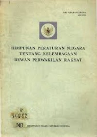 Image of Kitab Himpunan Lengkap Ketetapan-ketetapanMPRS/MPR