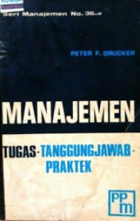 Image of Manajemen: Tugas, Tanggungjawab, Praktek