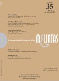 Image of Melintas : An International Journal of Philosophy and Religion Volume 35 Nomor 1 Agustus 2019