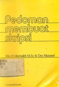 Image of Pedoman Membuat Skripsi