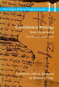 Image of Unpublished Writings From The Period Of Unfashionable Observations