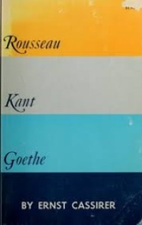 Image of Rousseau Kant Goethe