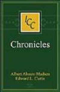 Image of A Critical and Exegetical Commentary on the Books of Chronicles