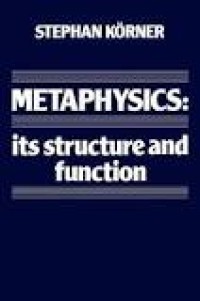 Image of Metaphysics: Its Structure and Function